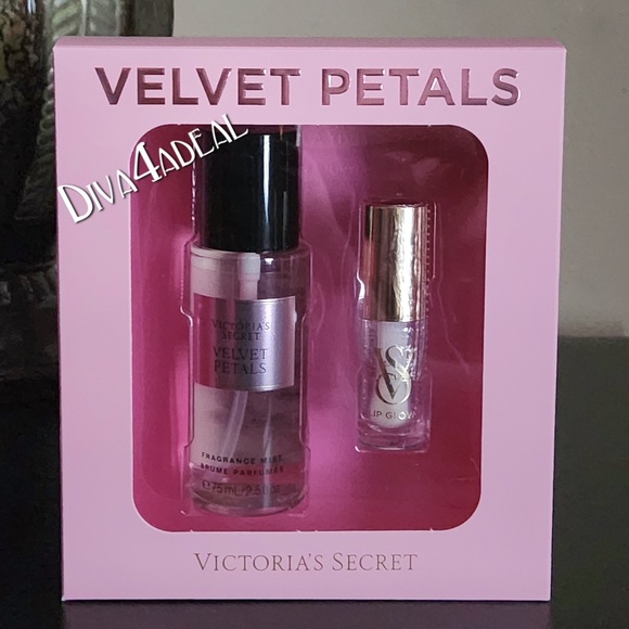 Victoria’s Secret VELVET PETALS MIST & KISS 2PC Gift Set - Picture 1 of 2